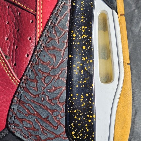 Nike Air Jordan SON OF MARS Low Hawks Red Black 580603-607 US Mens Sz 11 - Picture 7 of 12